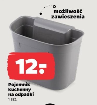 Pojemnik kuchenny na odpadki promocja w Netto