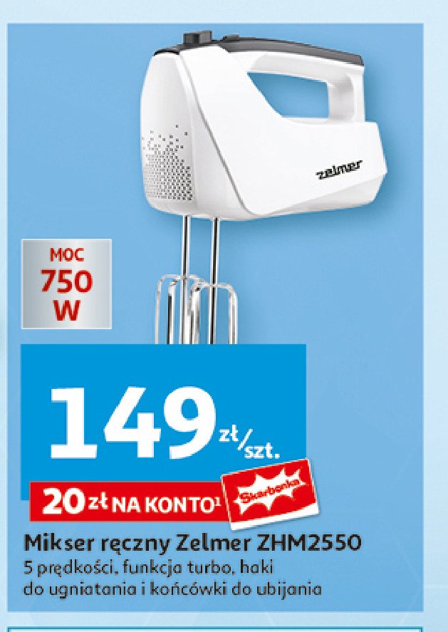 Mikser zhm 2550 Zelmer promocja w Auchan