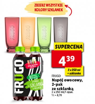 Nap贸j czarny + szklanka Frugo promocja