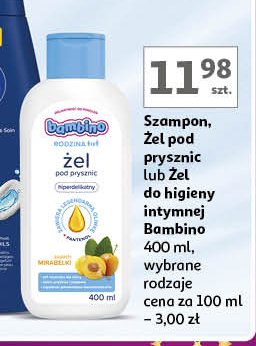 Szampon do włosów łagodzący Bambino rodzina promocja w Auchan