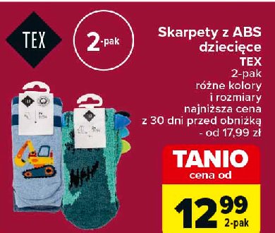 Skarpety dziecięce z abs Tex promocja