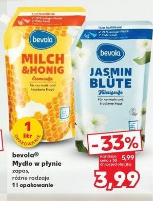 Śledzie paczkowane jaśminowe Bevola promocja w Kaufland