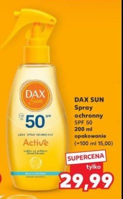 Spray do opalania spf50+ Dax sun promocja
