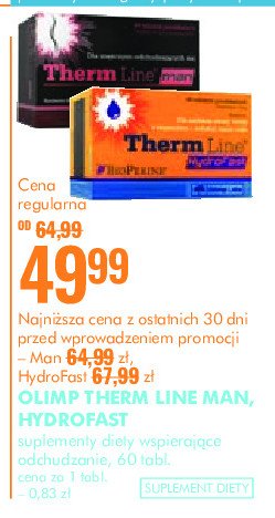 Suplement diety na odchudzanie OLIMP LABS THERM LINE HYDRO FAST promocja