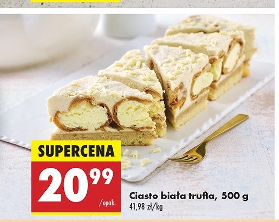 Ciasto bia艂a trufla promocja