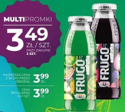 Napój Frugo Zielone 0,25 L promocja w Duży Ben