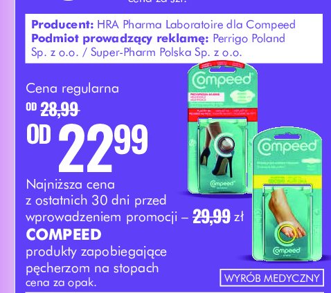 Plastry sportowe na pęcherze na piętach Compeed total care promocja