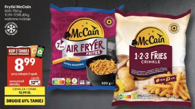 Frytki McCain Air Fryer Frites promocja w Delikatesy Centrum