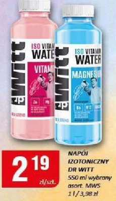 Napój izotoniczny Dr Witt 500ml różne smaki promocja w Chorten