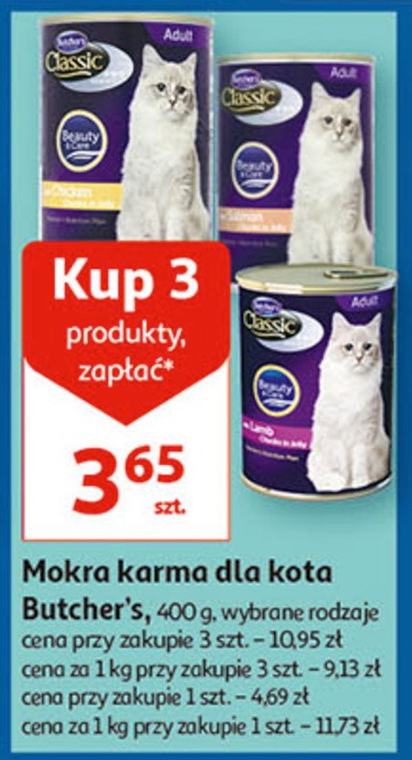 Karma dla kota z jagnięciną Butcher's classic promocja