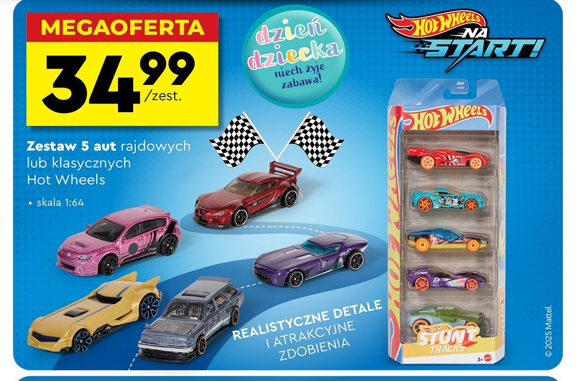 Motor rajdowy Hot wheels promocja w Biedronka
