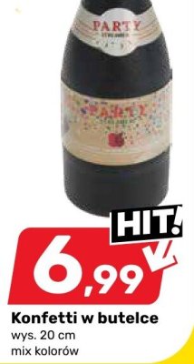 Konfetti w butelce promocja w Bricomarche