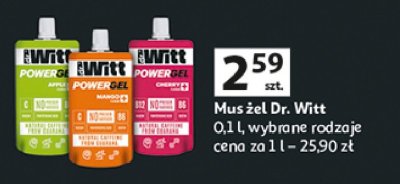 Żel energetyczny zielone jabłko DR WITT POWER GEL promocja