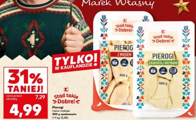 Pierogi z kapustą i grzybami  promocja w Kaufland