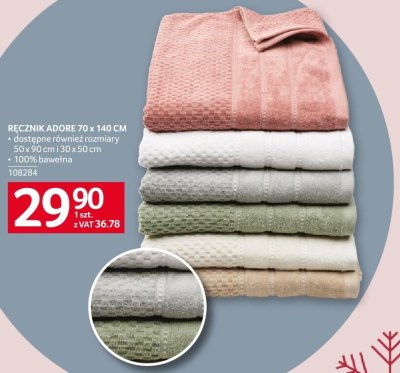 Ręcznik ADORE 70 x 140 cm promocja w Selgros