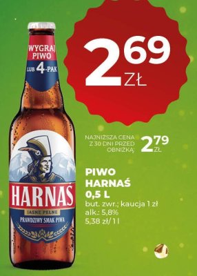 Piwo Harnaś 0,5 L promocja w Duży Ben