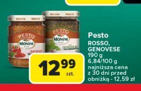 Pesto rosso Monini promocja w Carrefour