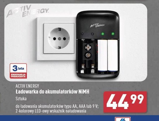 Ładowarka do akumulatora nimh Activ energy promocja