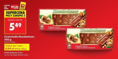 Czekolada promocja w Biedronka