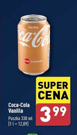 Napój Coca-cola vanilla promocja w Aldi