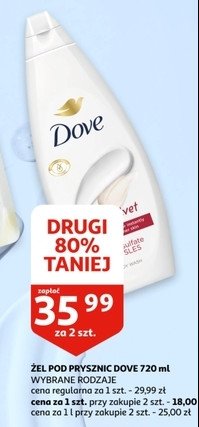 Żel pod prysznic silky velvet Dove promocja