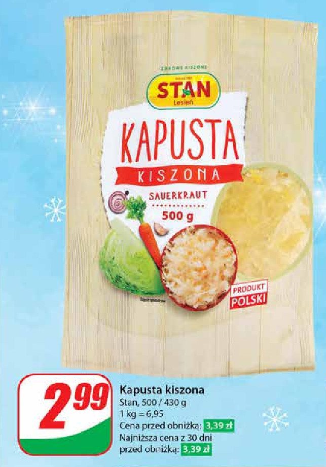 Kapusta kiszona Stan promocja