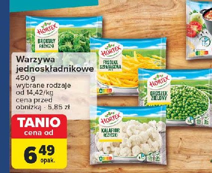 Brokuły różyczki Hortex promocja w Carrefour