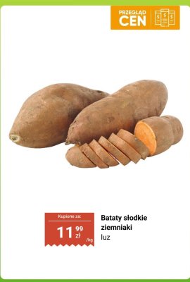Bataty słodkie ziemniaki luz promocja w Biedronka