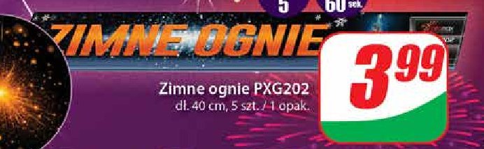 Zimne ognie 40 cm Piromax promocja