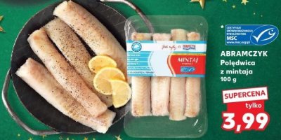 Polędwica z mintaja 100g promocja w Kaufland
