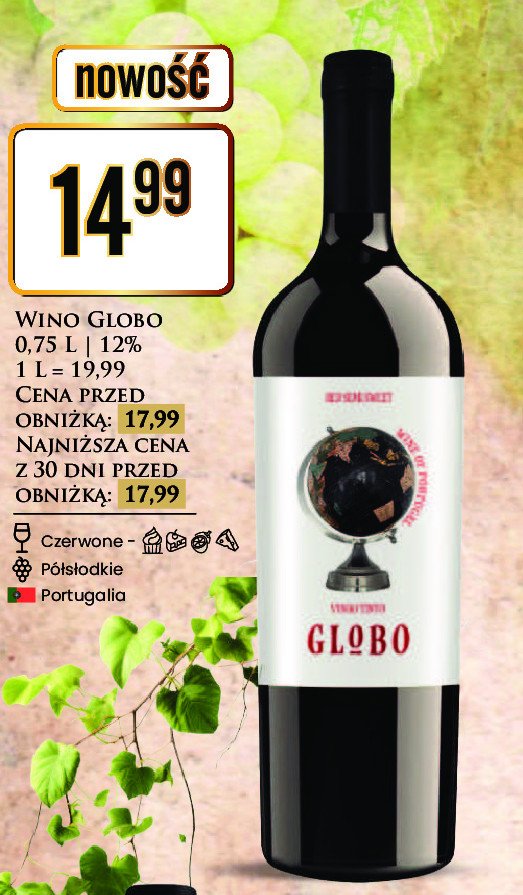 Wino GLOBO promocja