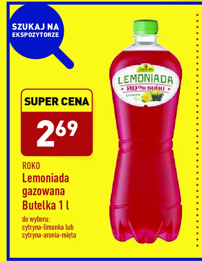 Lemoniada cytryna aronia mięta Roko lemoniada promocje