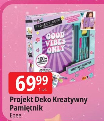 Projekt Deko Kreatywny Pamiętnik Epee promocja w Leclerc