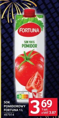 Sok pomidorowy Fortuna 1 l promocja w Selgros
