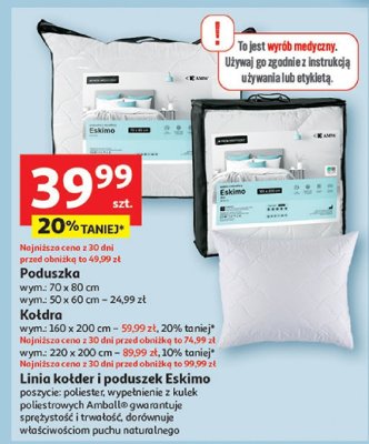 Kołdra 160x200 cm promocja w Auchan