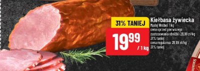 Kiełbasa żywiecka Medej Wrobel promocja w POLOmarket