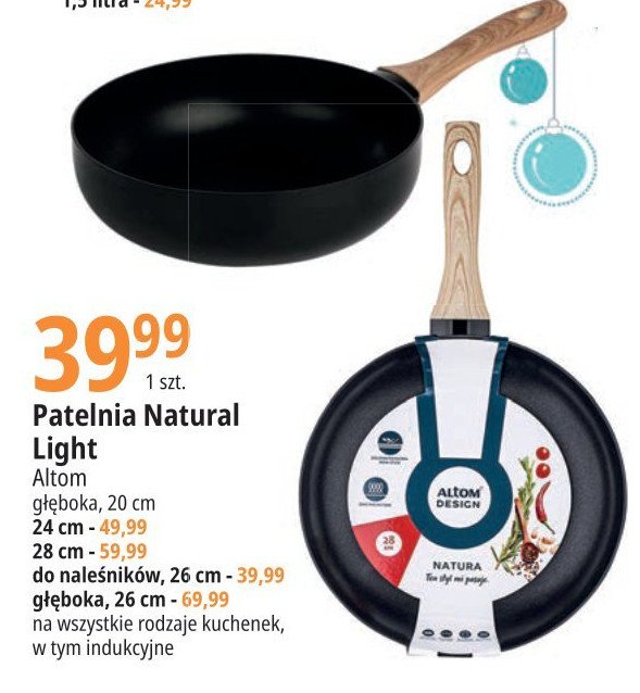 Patelnia natura light 24 cm Altom design promocja