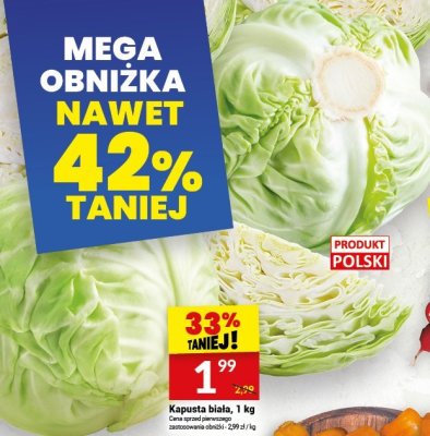Kapusta biała polska promocja w Twój Market