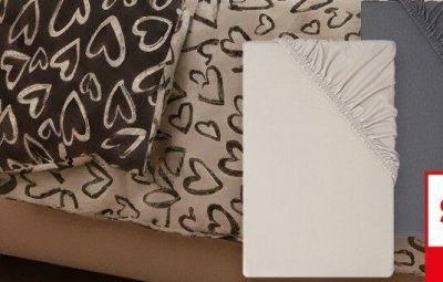 Prześcieradło 100% bawełny 140x200x25 cm promocja w Kaufland