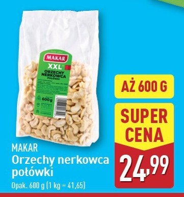 Orzechy nerkowca połówki Makar promocja