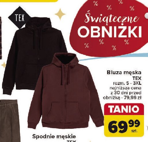 Bluza męska s-3xl Tex promocja