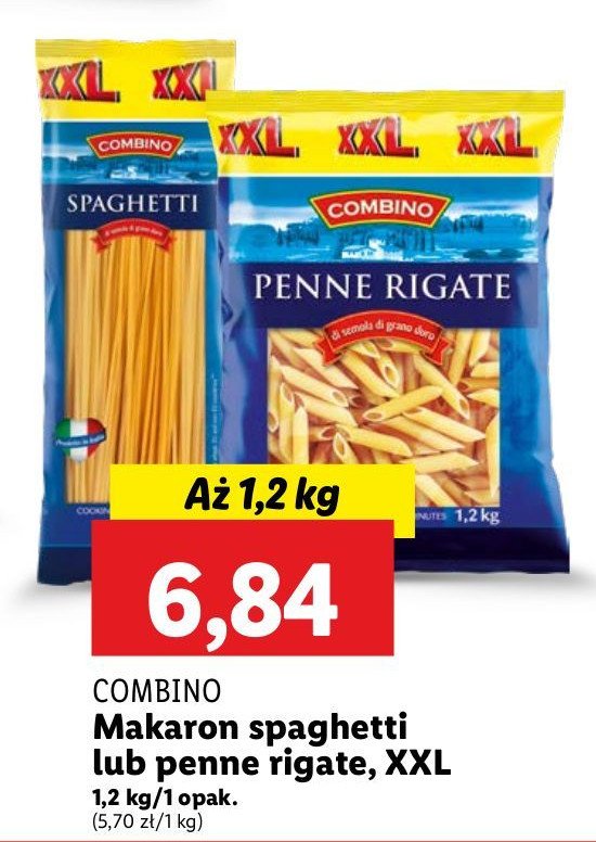 Makaron spaghetti Combino promocja