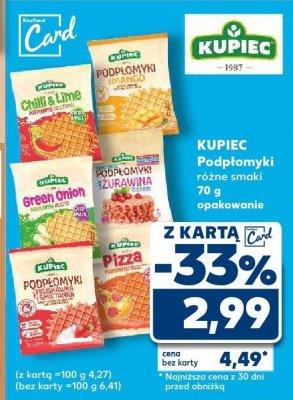 Podpłomyki, różne smaki promocja w Kaufland