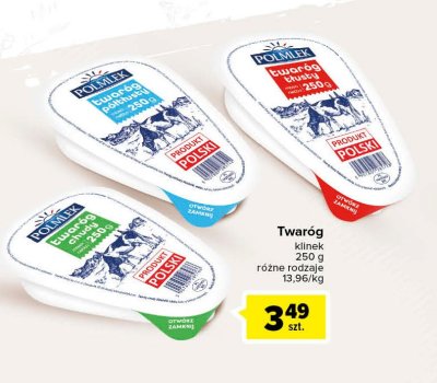 Twaróg tłusty Polmlek promocja
