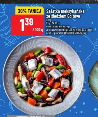 Sałatka meksykańska ze śledziem  promocja w POLOmarket