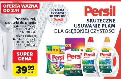 Żel do prania, różne rodzaje Persil promocja w Carrefour