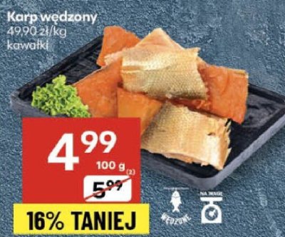 Karp wędzony promocja w Delikatesy Centrum