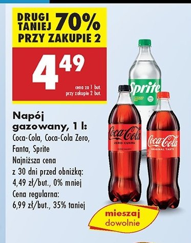 Napój Coca-cola promocja w Biedronka