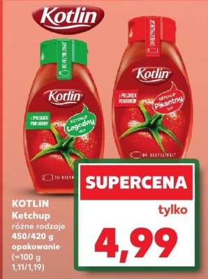 Ketchup różne rodzaje promocja w Kaufland