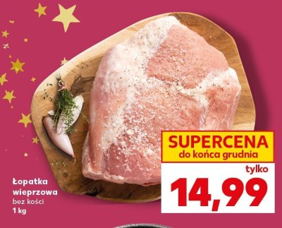 Łopatka wieprzowa bez kości promocja w Kaufland